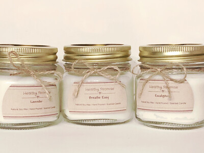 Healthy Promise 8 oz Natural Soy Candles