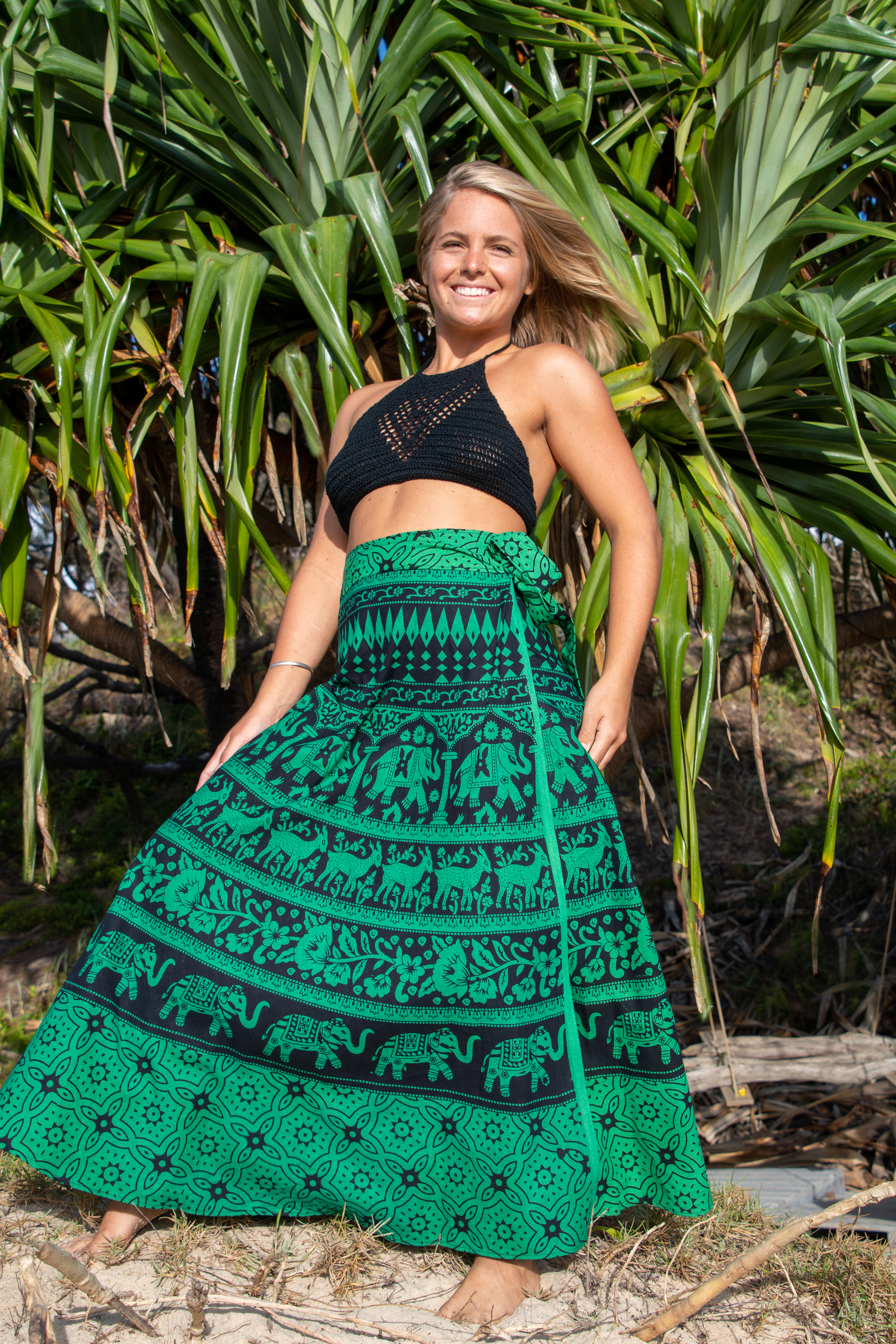 Wrap Skirt Maxi Free postage within Australia