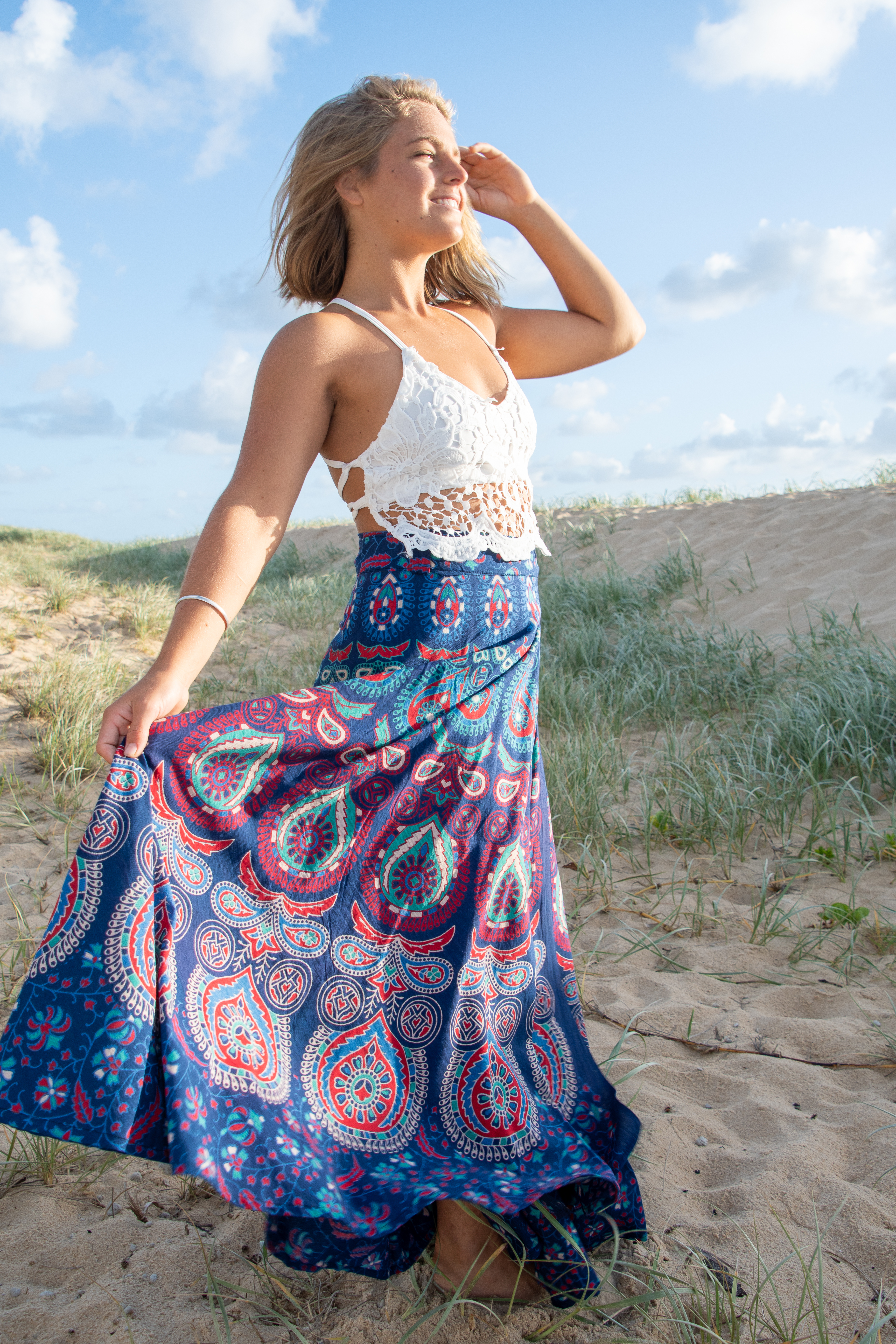 Wrap Skirt Maxi Free postage within Australia