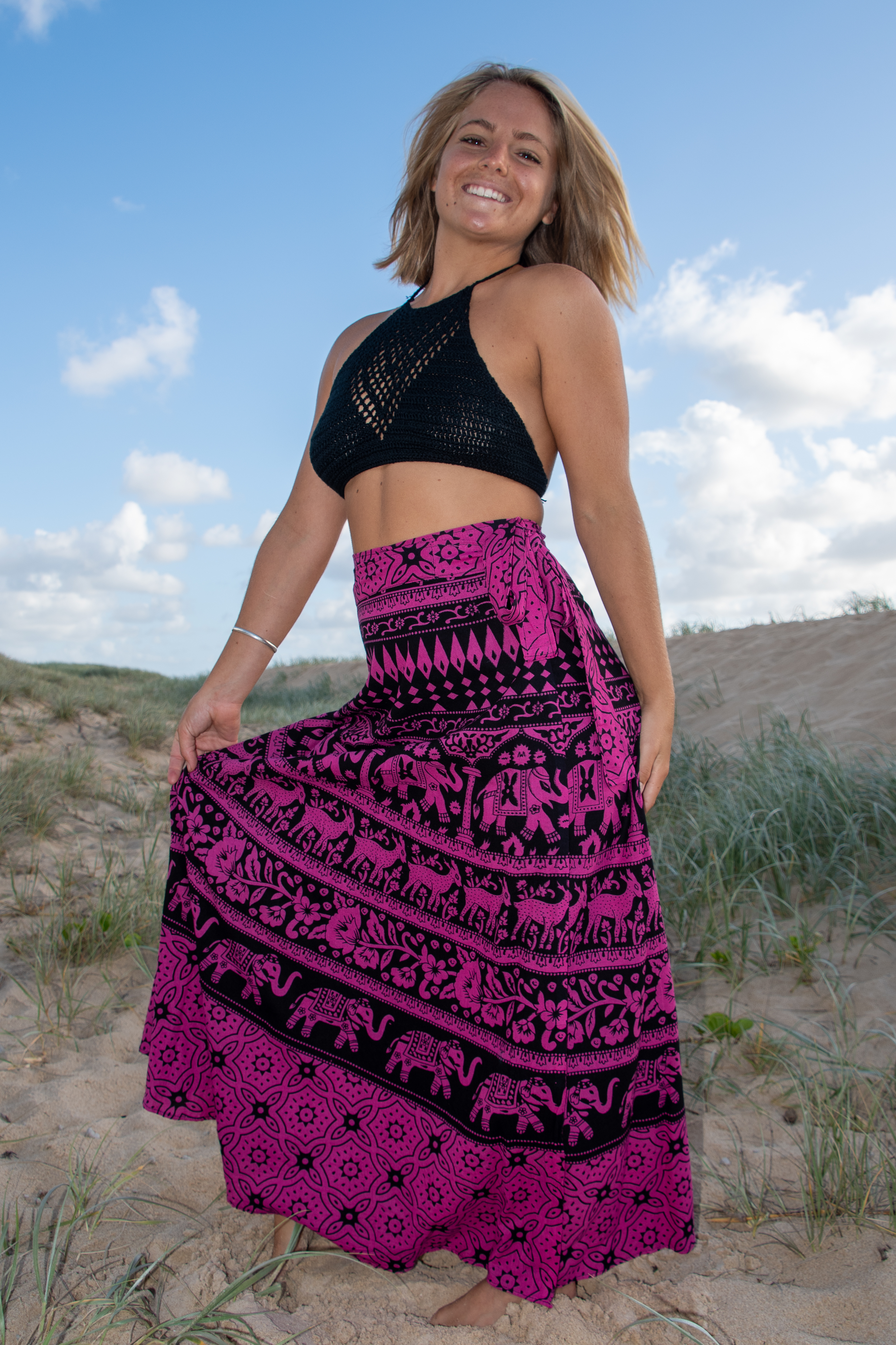 Wrap Skirt Maxi Free postage within Australia