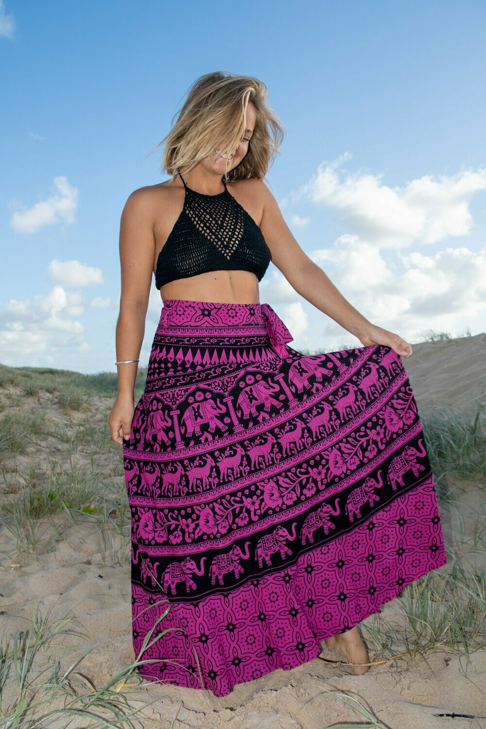 Wrap Skirt Maxi Free postage within Australia