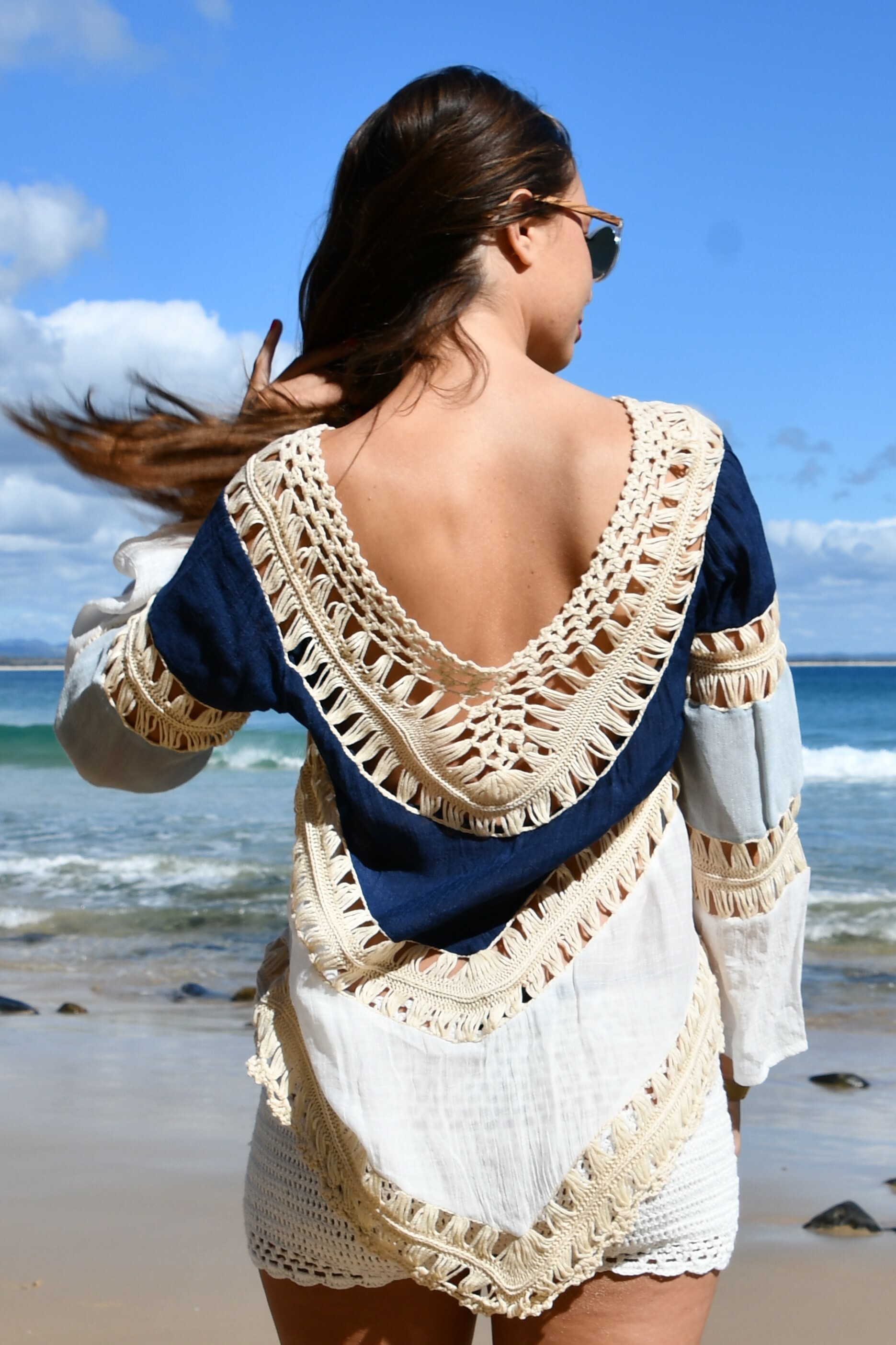 Crochet Beach Blouse.
Free postage within Australia