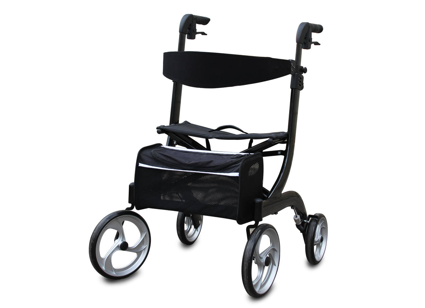 רולטור 4 גלגלים מאלומיניום עם תמיכת מושב ותיק Trion