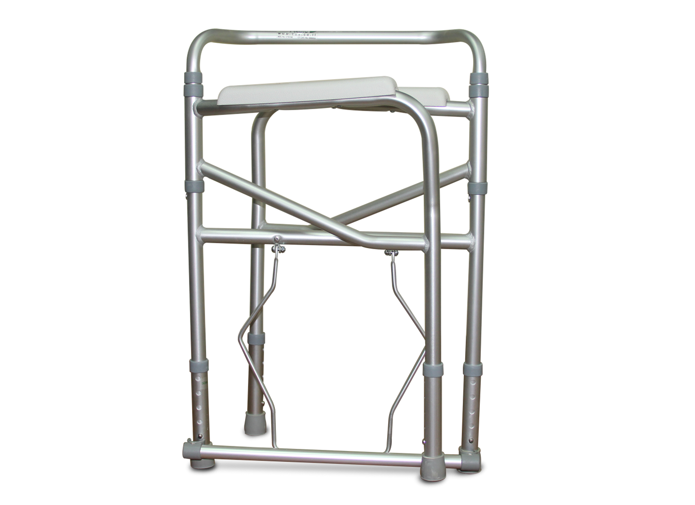 כסא שירותים קומוד מתקפל ללא גלגלים