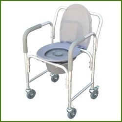 כסא שירותים קומוד עם/בלי גלגלים