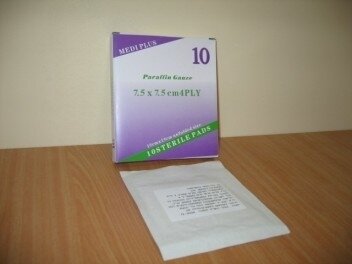 פזיטון פד לכוויות 10 יחידות