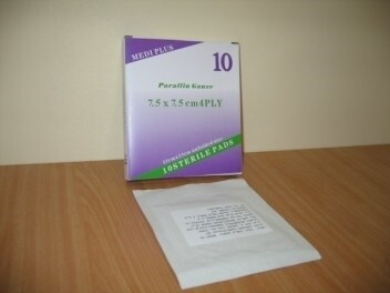 פזיטון פד לכוויות 10 יחידות