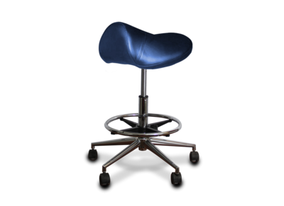 כסא אוכף מפואר למטפל עם חישוק לרגליים MS-04