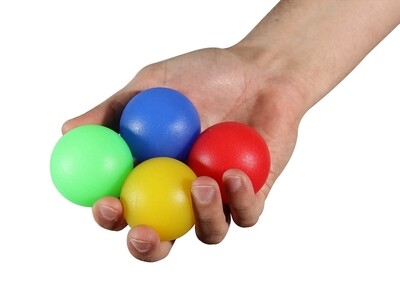 כדור סיליקון גמיש לכף היד במגוון צבעים