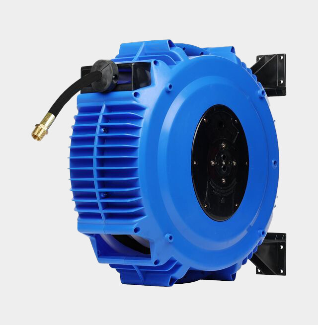Premium Air /water Hose Reel with 15mtr of 12mm ID  hose and 1/2" m end fitting. FREE COURIER DELIVERY