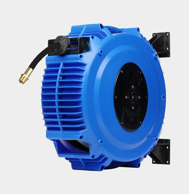 Premium Air /water Hose Reel with 15mtr of 12mm ID hose and 1/2" m end fitting. FREE COURIER DELIVERY
