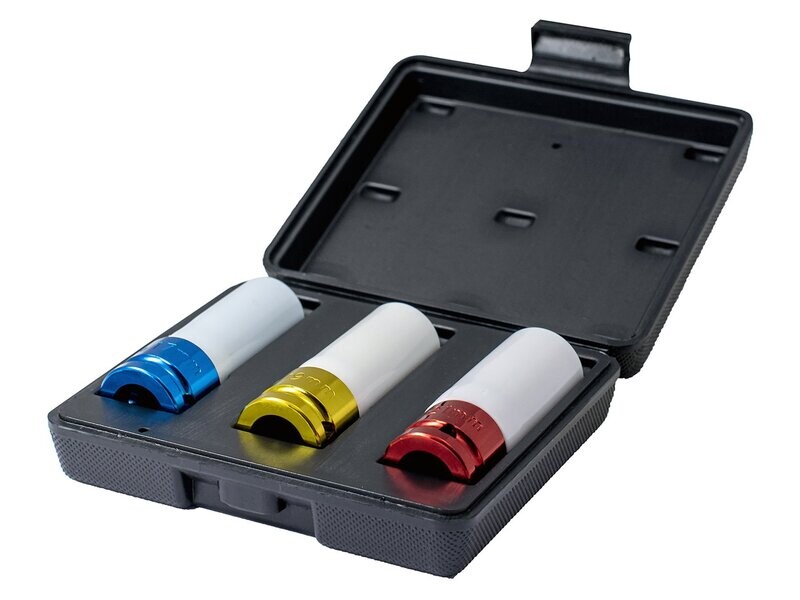 3pc 1/2" Drive Alloy Wheel  Impact Socket Sets 17,19,21mm