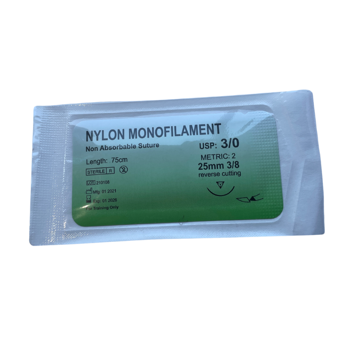 Sutures - 6 X Braided / 6 X Nylon (non-clinical use)