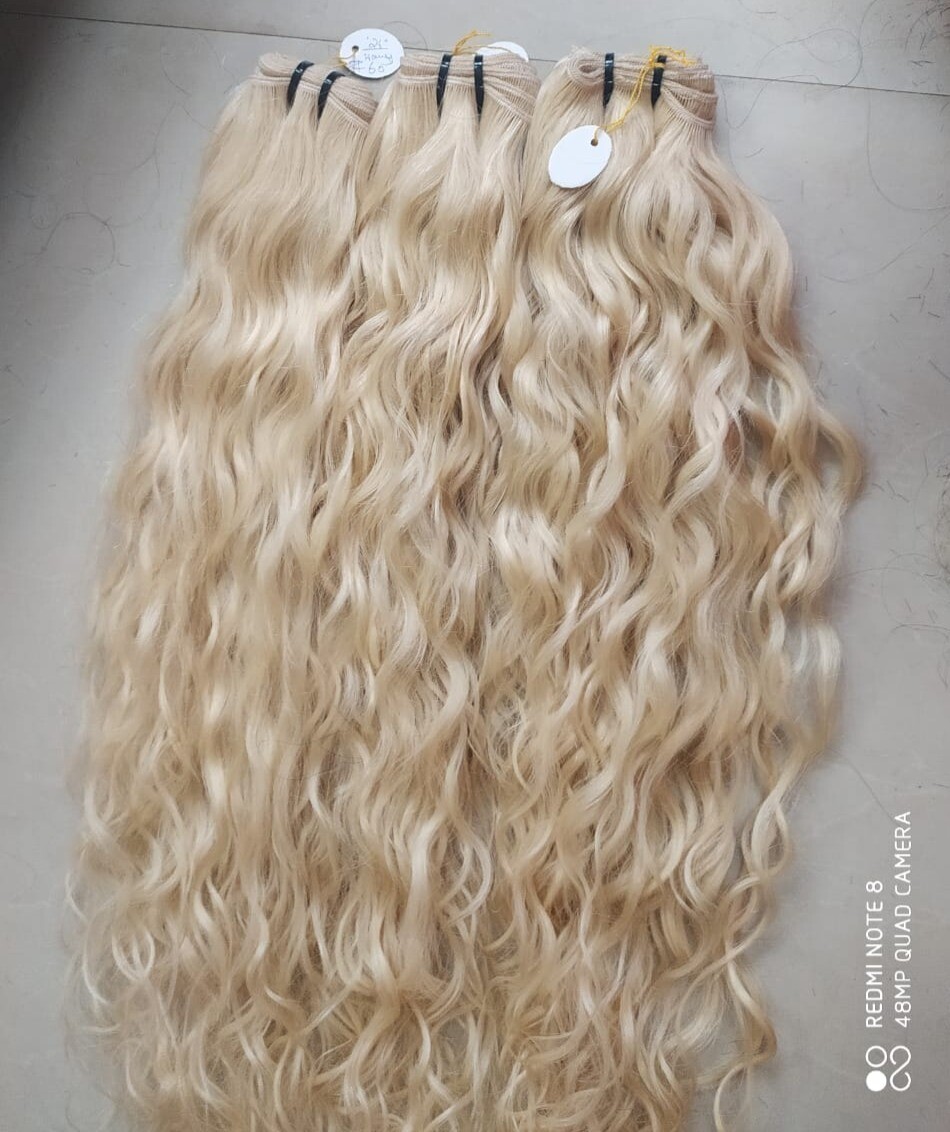 Blonde Weft Bundles