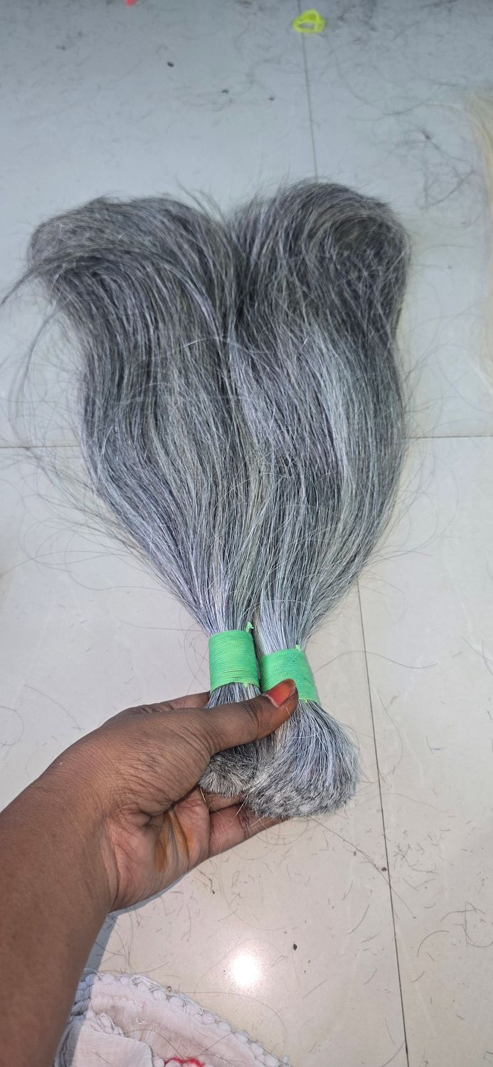 SINGLE DRAWN - GRAY  RAW HAIR