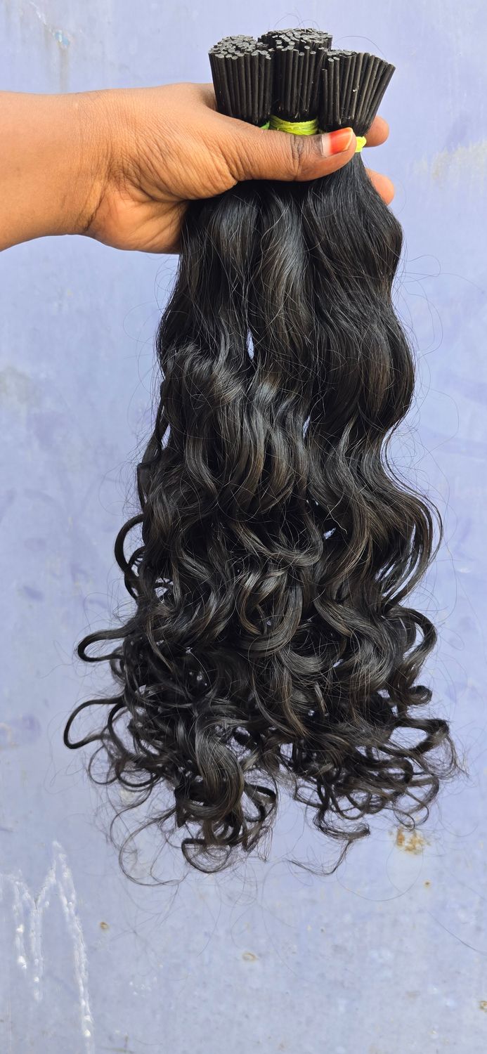 KERATIN INDIAN HAIR "U" TIP AND "II" TIP AND "FLAT " TIP