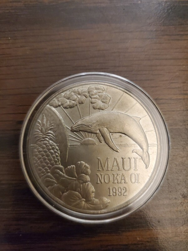 Straight from the islands Maui trade dollar