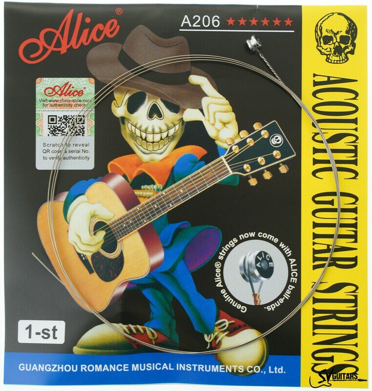 Alice Acoustic Guitar String- 1st/2nd/3rd | 1pc