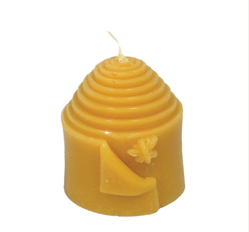 Peek a Bee Beeswax Candle