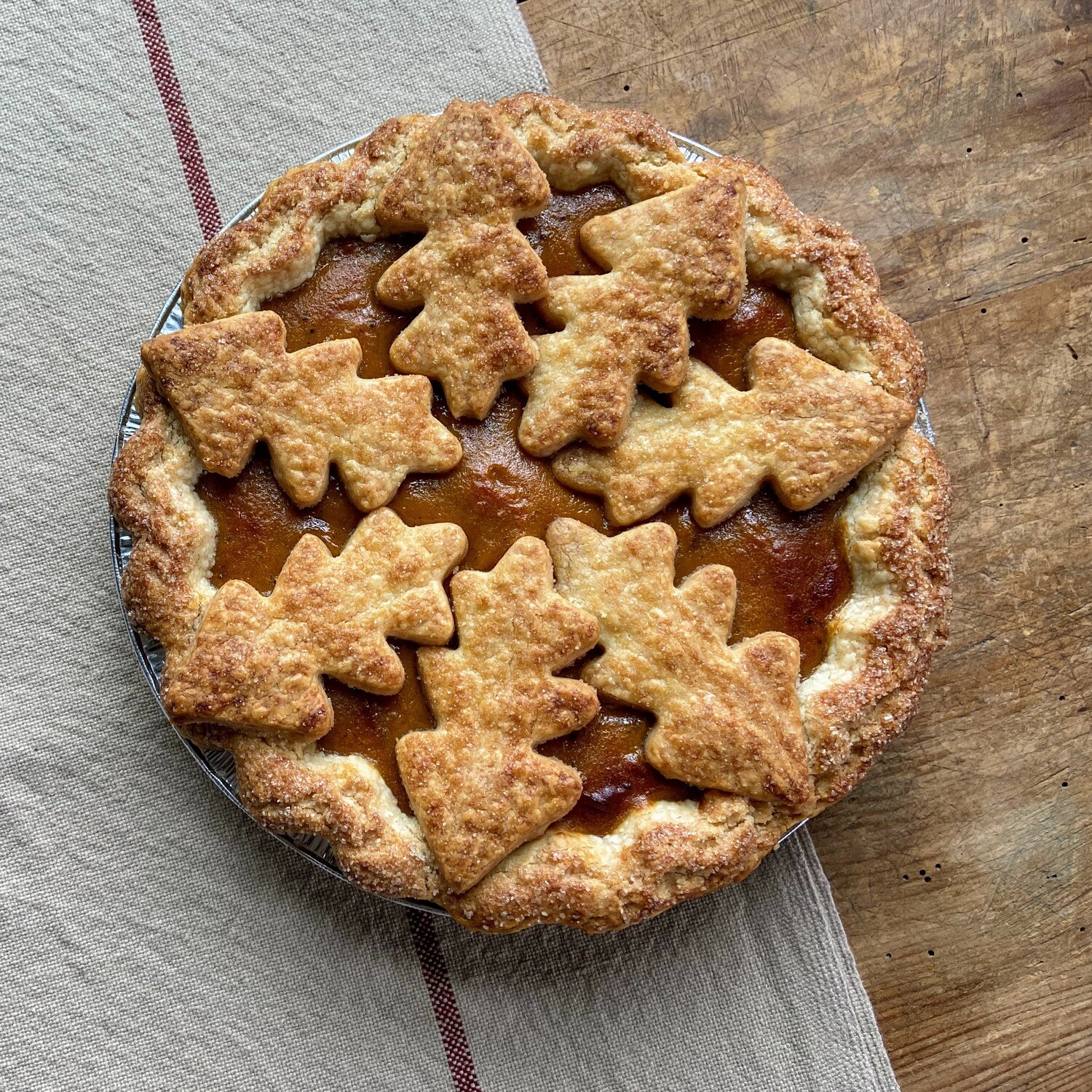 Roasted Butternut Squash & Pumpkin Pie