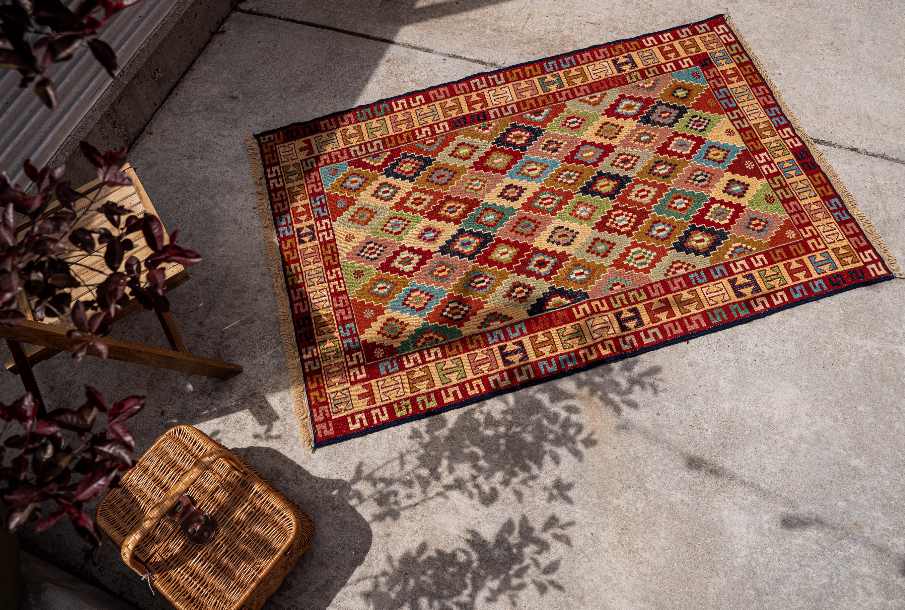 Geometric Iranian Kilim