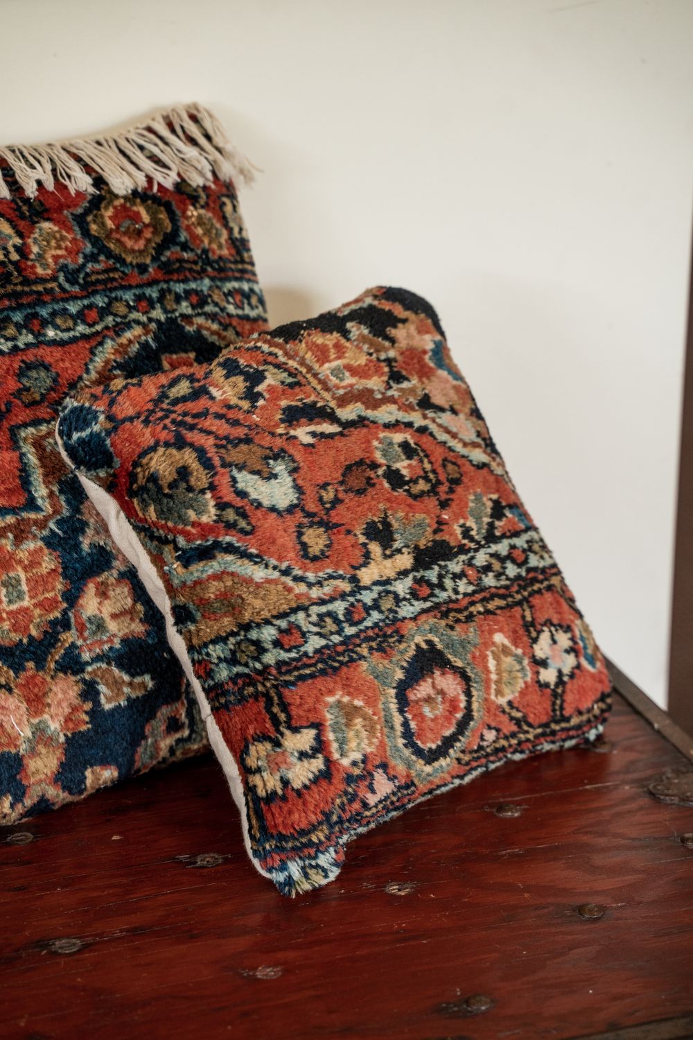 Medium vintage Persian &quot;Tabriz&quot; pillows