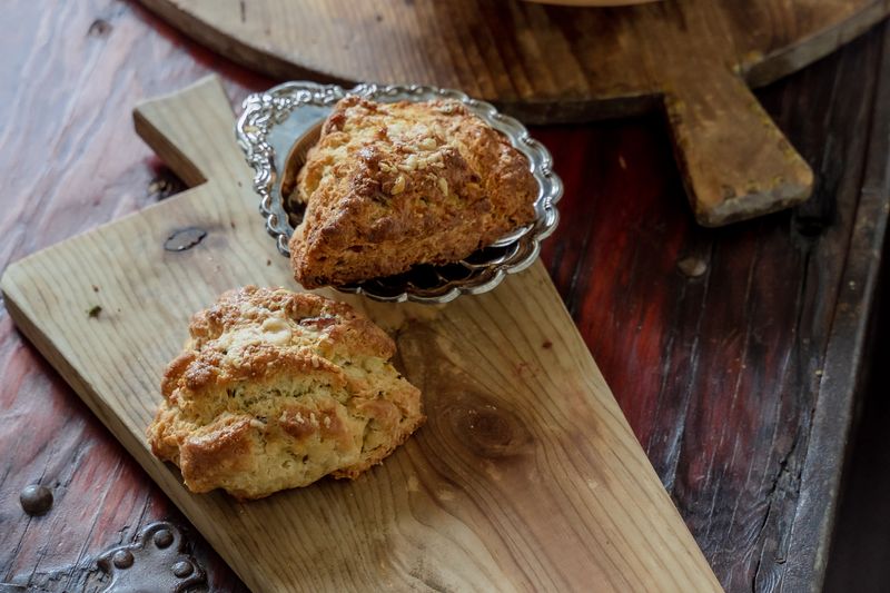 Ham &amp; Cheddar Biscuit