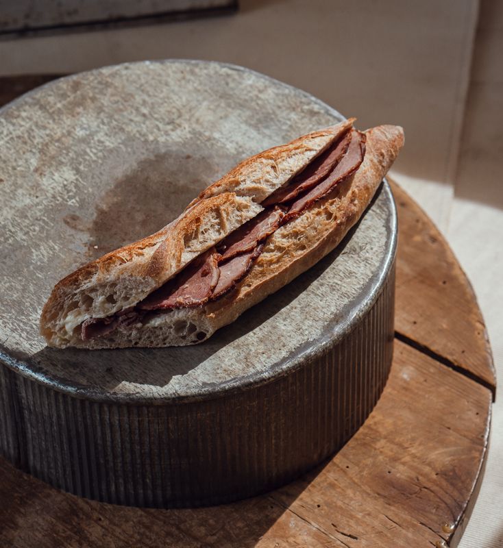 Ham &amp; Butter Baguette