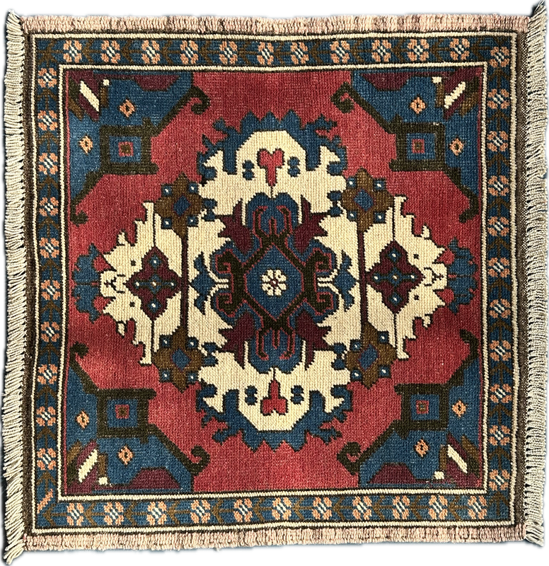 Tiny square Kilim rug 24x24" Tiny square Kilim rug 24x24"