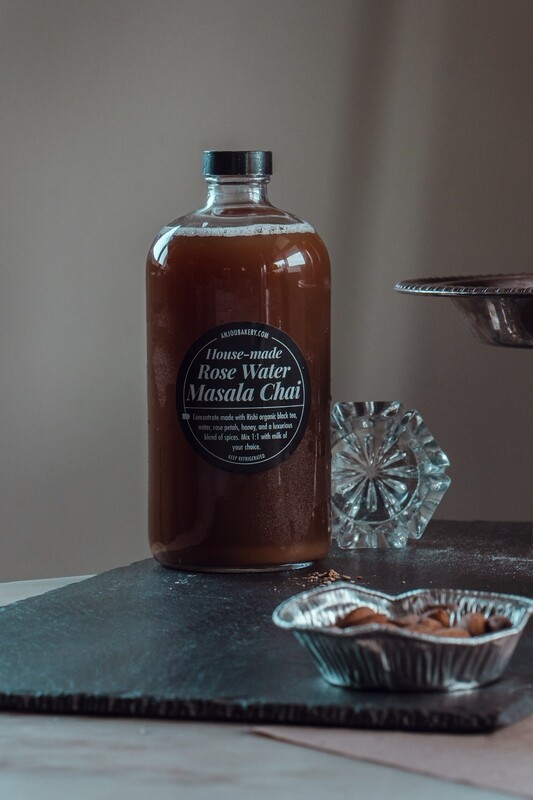 House-made Rosewater Masala Chai (32 oz Bulk Concentrate) House-made Rosewater Masala Chai (32 oz Bulk Concentrate)