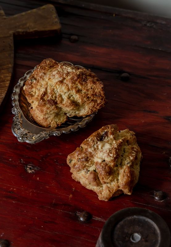 Ham &amp; Cheddar Biscuit