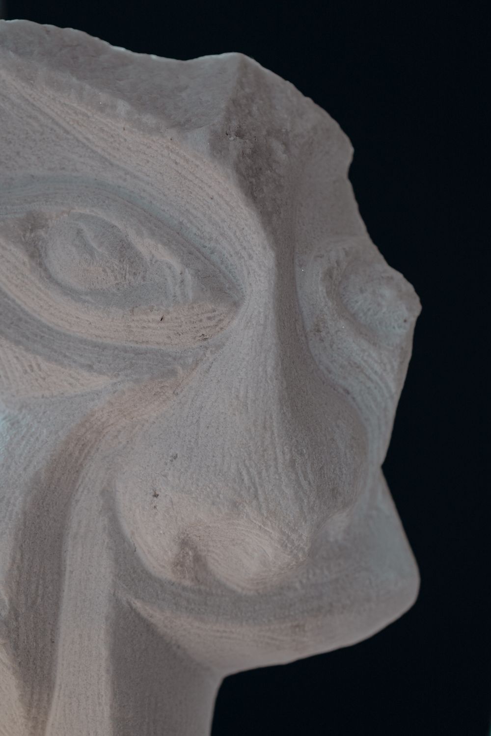 Double-sided Sculpture - "Masking in Marble" Double-sided Sculpture - "Masking in Marble"