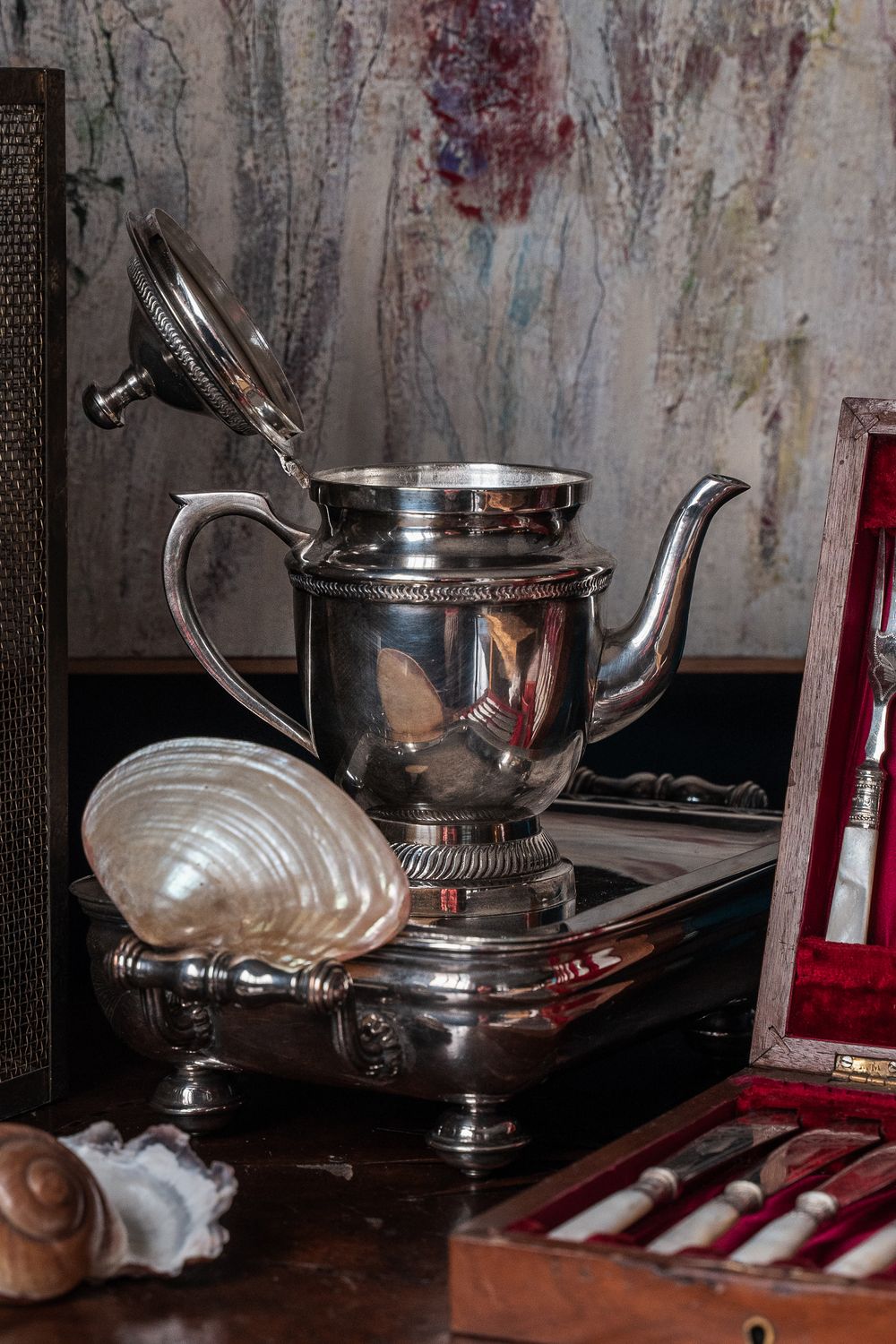 Vintage Silver Teapot