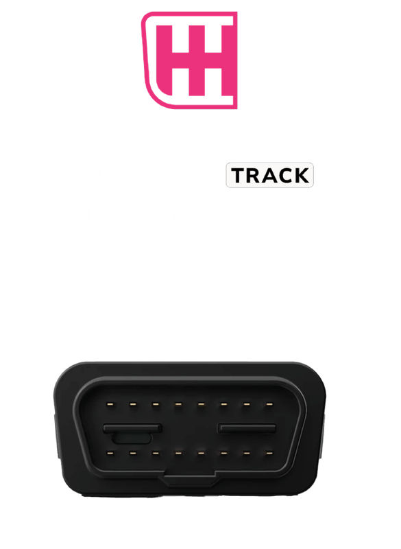 Automatrics OBD 2 Plug & Go Tracker Branding Logo with Image below of the GPS OBD Tracking Device