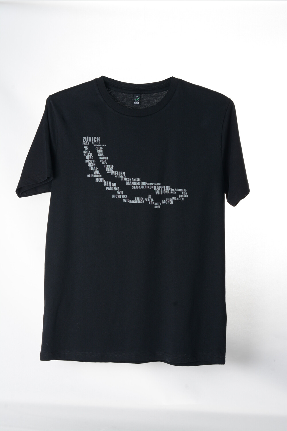 T-Shirt Zürisee (unisex) schwarz