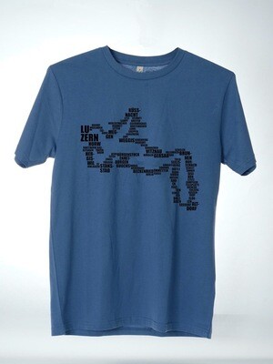 T-Shirt Vierwaldstättersee (unisex) jeansblau