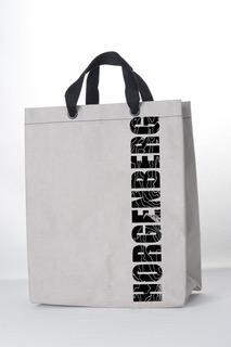 Shopper 8815/Horgenberg grau mit schwarzem Druck
