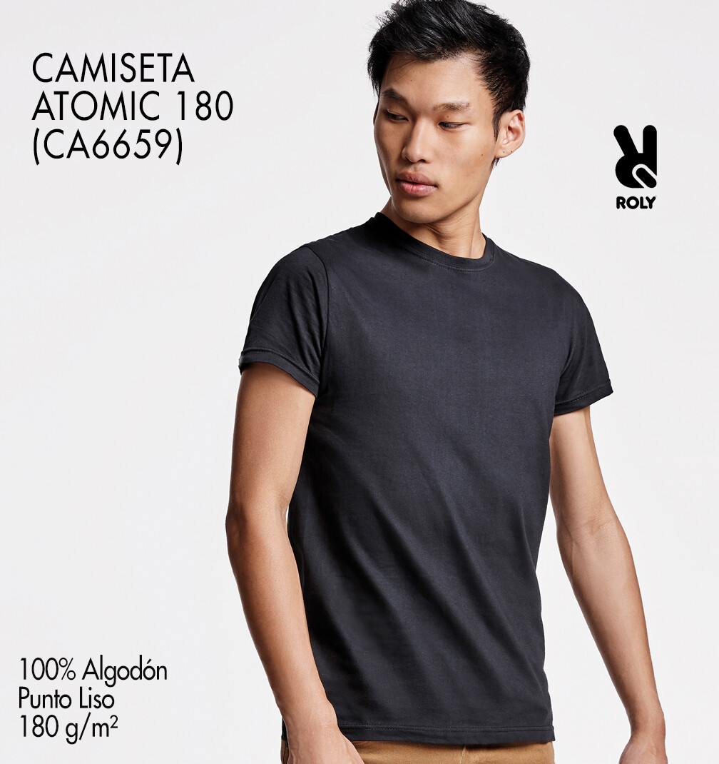 CAMISETA ATOMIC 180 Serigrafía CAMISETA ATOMIC 180 Serigrafía