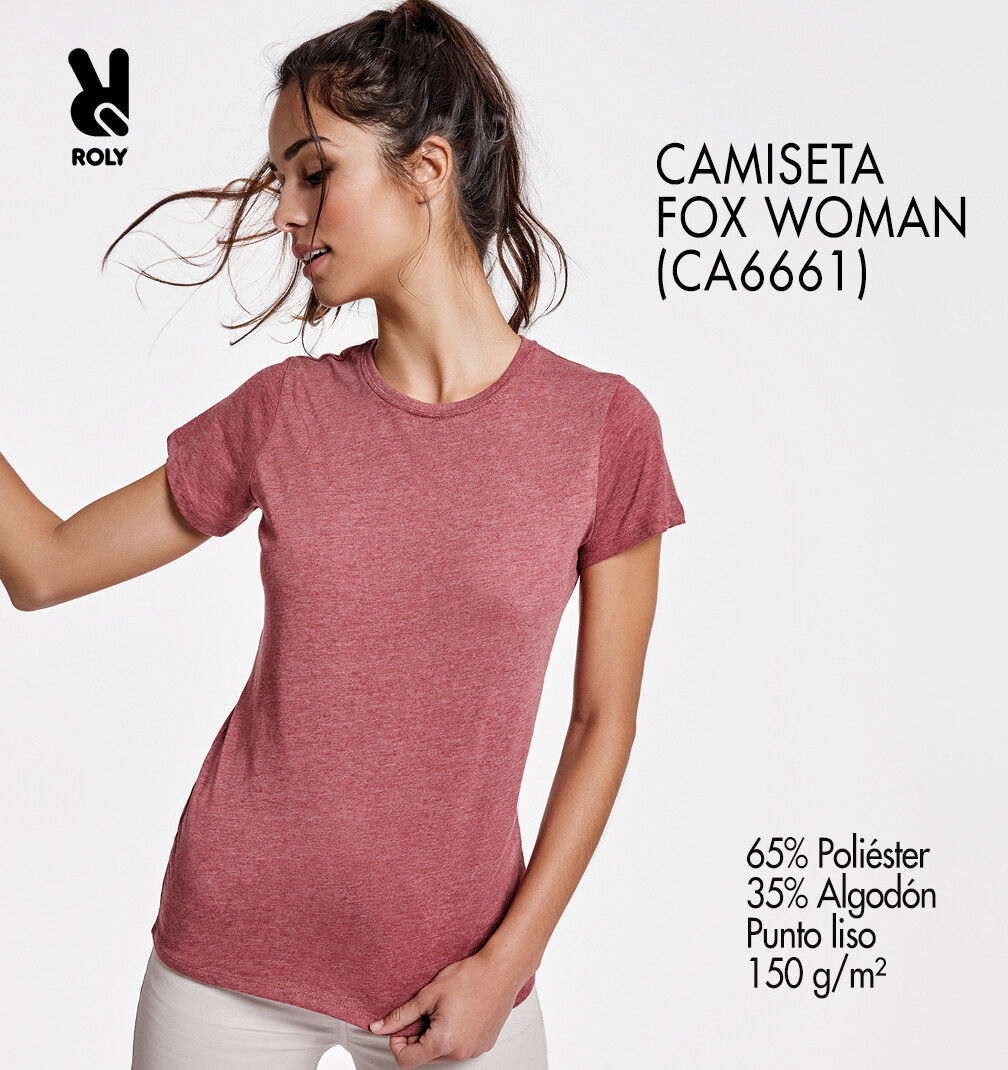 CAMISETA FOX WOMAN Bordado CAMISETA FOX WOMAN Bordado