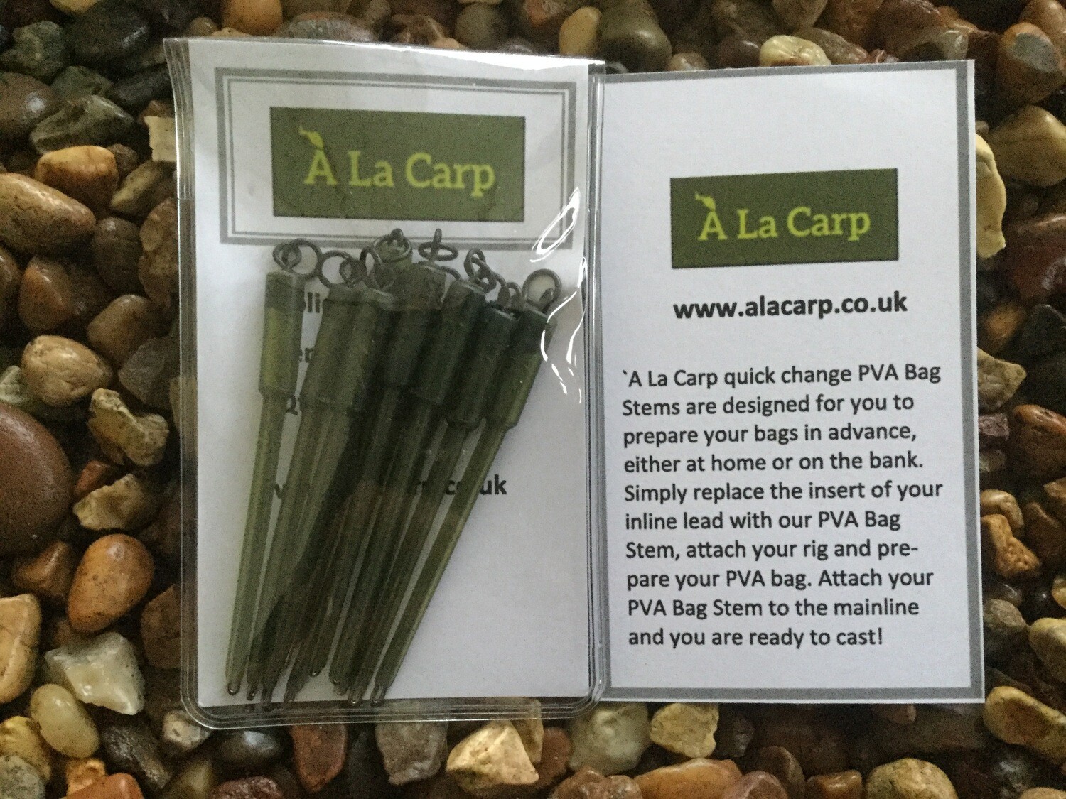 Solid PVA Bag Stems 70mm (Qty: 10) Solid PVA Bag Stems 70mm (Qty: 10)