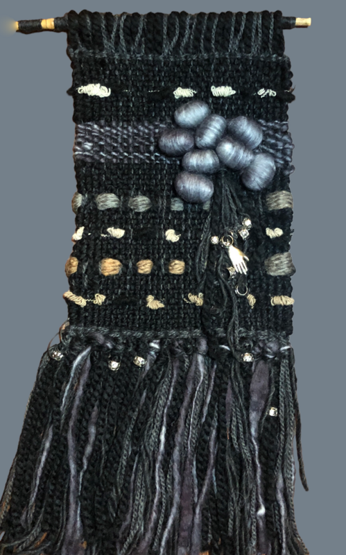 Handwoven &quot;Pebble&quot; Wall Hanging