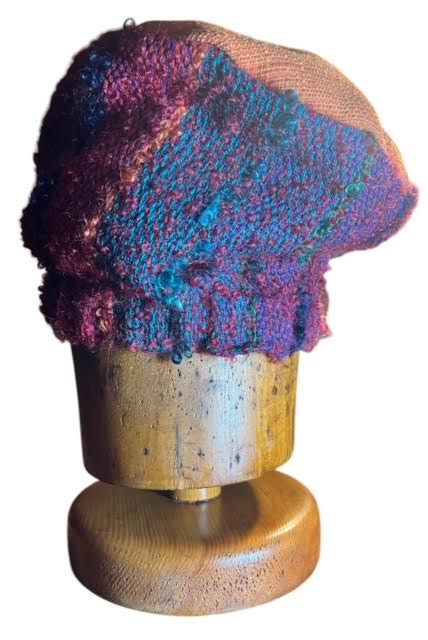 Big Hair/Dreadlock and Braid Hat with Upholstry Fabric Top