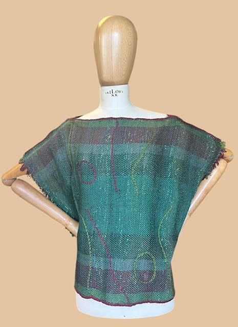 New!!! Oversized Top with Hand Embroidery