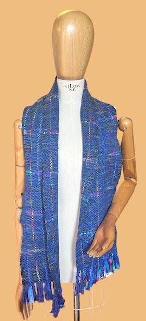 New!! Blue Ribbon Neck Scarf