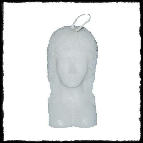 Cabeza Mujer Blanca Maciza