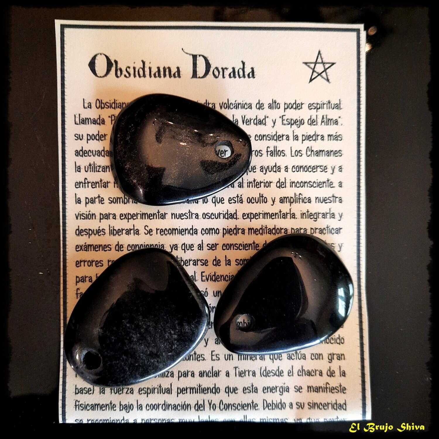 Obsidiana Dorada