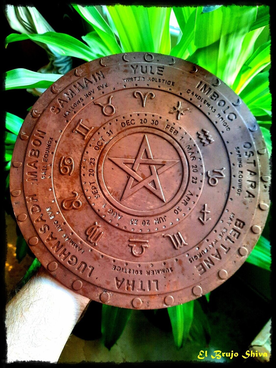 Placa Protección "La Rueda del Año"