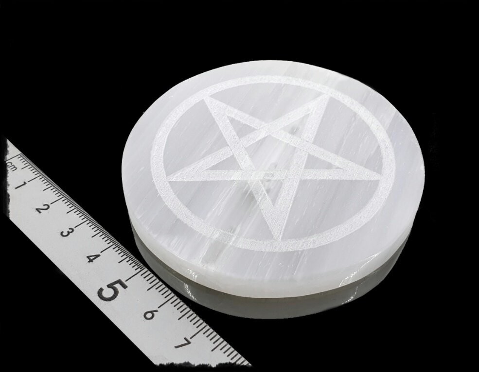 Selenita Pentagrama estuche