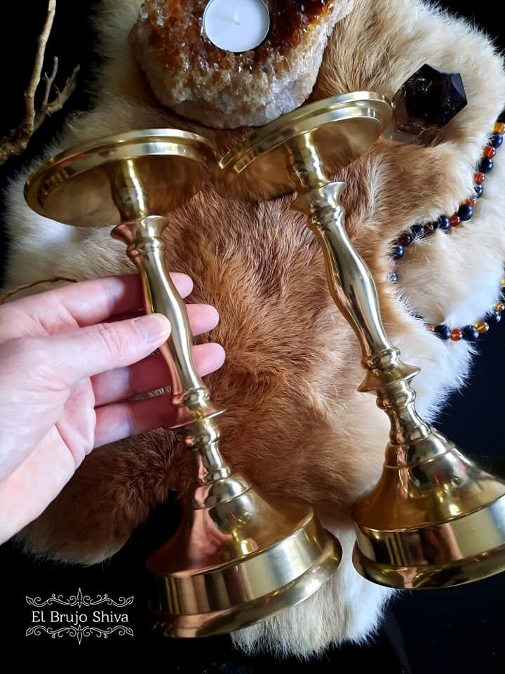 Juego Candelabros Altar