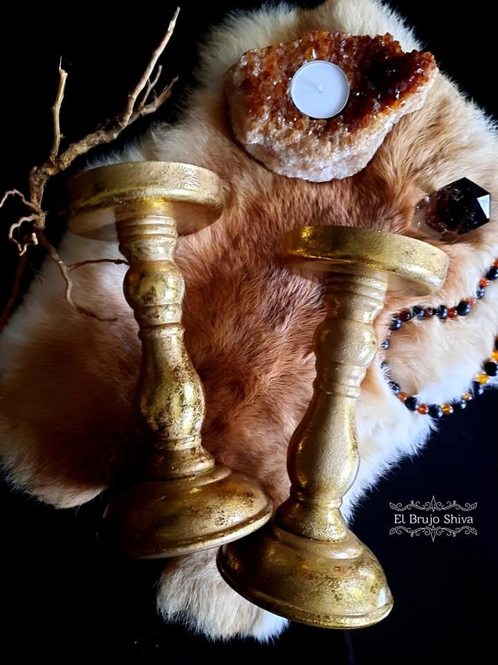 Juego Candelabros Altar